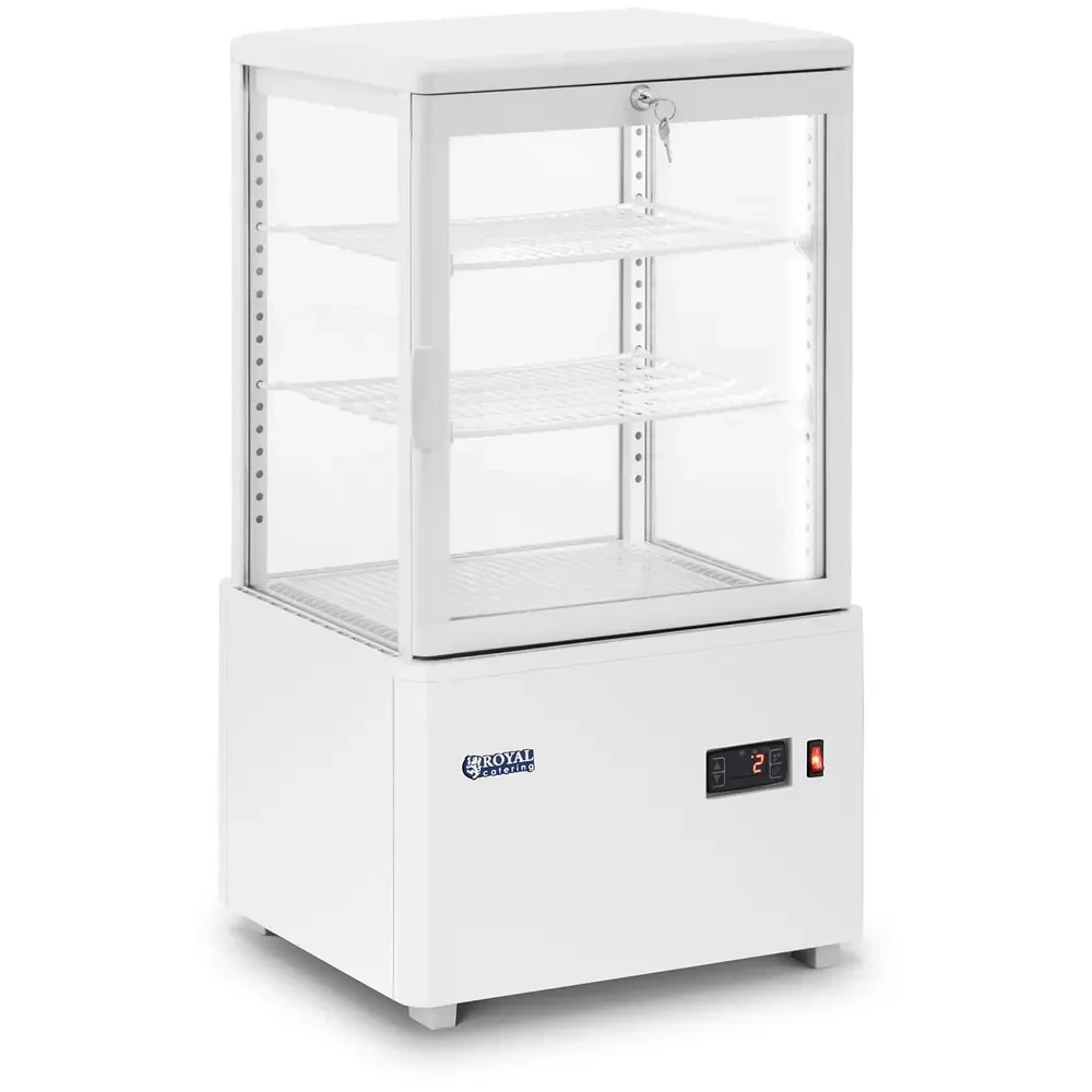 Compact dessert display fridge